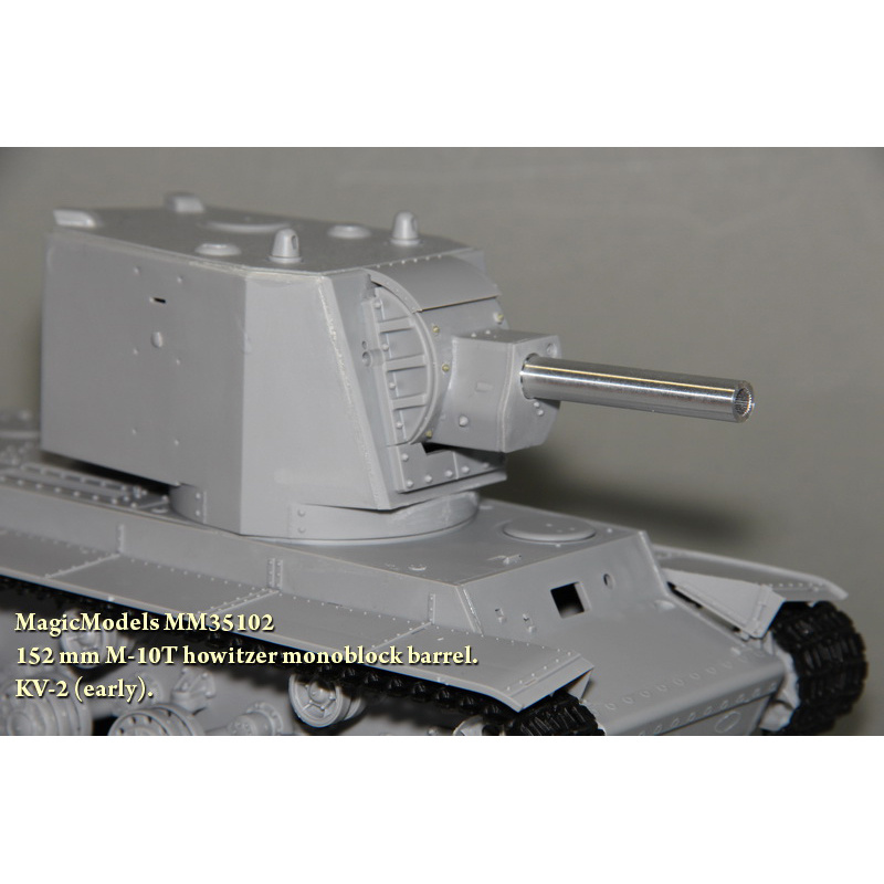MM35102 Magic Models 1/35 152 mm tank howitzer barrel M-10T. For installation on models of tanks KV-2