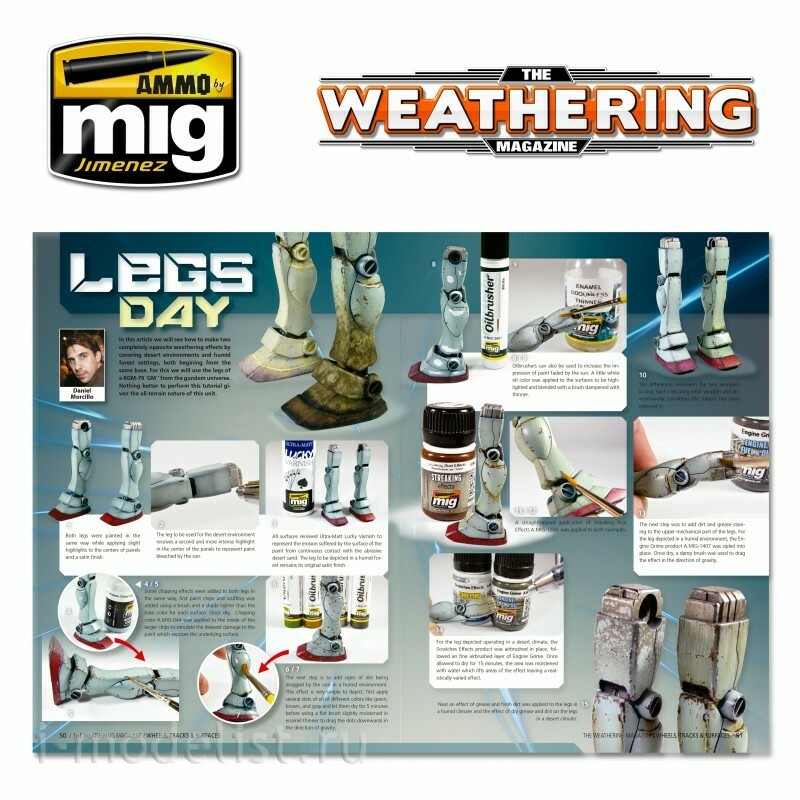 AMIG4774 Ammo Mig TWM Issue 25 WHEELS, TRACKS & SURFACES (Russian)