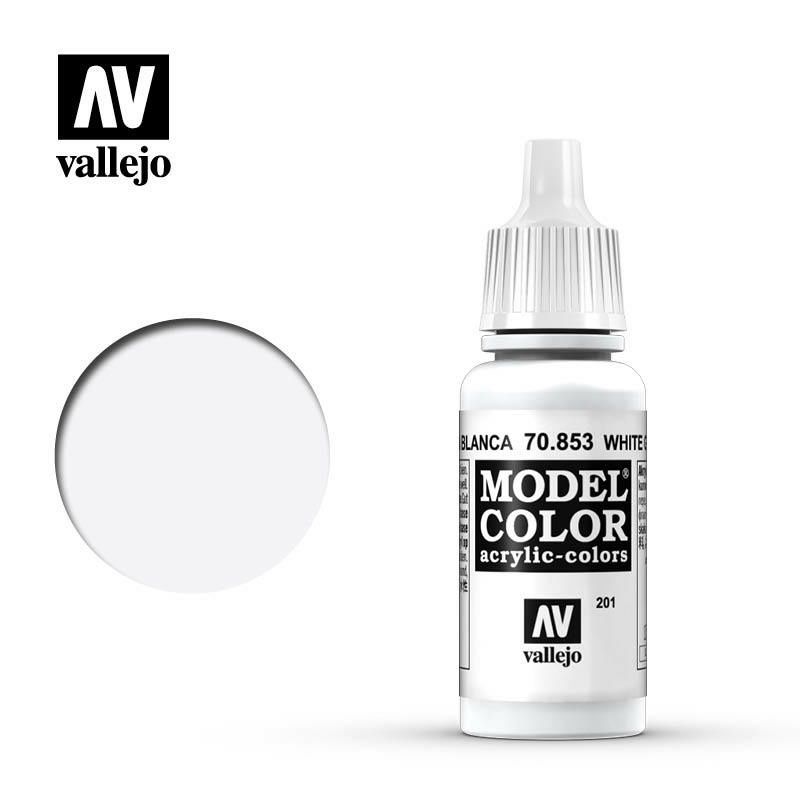 70853 Vallejo acrylic Paint `Model Color` White patina / White Glaze