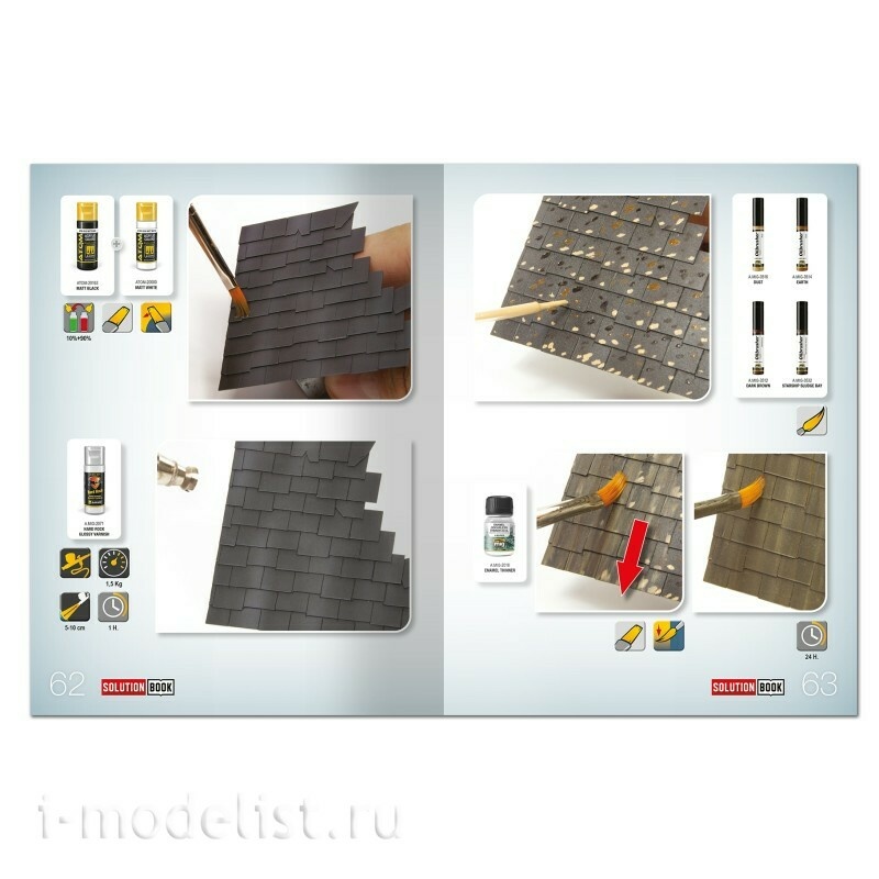 AMIG7710 Ammo Mig Набор SOLUTION BOX 09 - Кирпичные здания / Brick Buildings