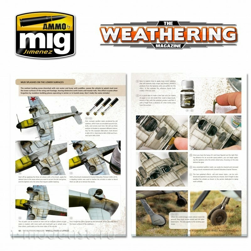 AMIG4774 Ammo Mig TWM Issue 25 WHEELS, TRACKS & SURFACES (Russian)