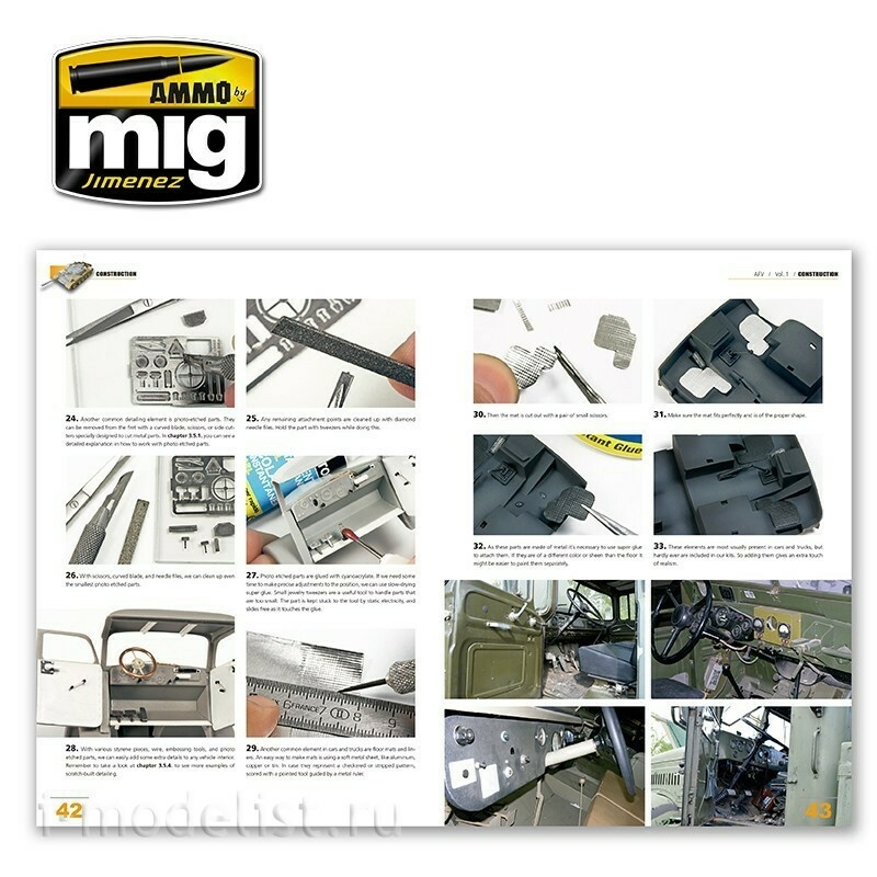 AMIG6150 Ammo Mig ENCYCLOPEDIA OF ARMOUR MODELLING TECHNIQUES - Vol. 1 Construction (English)