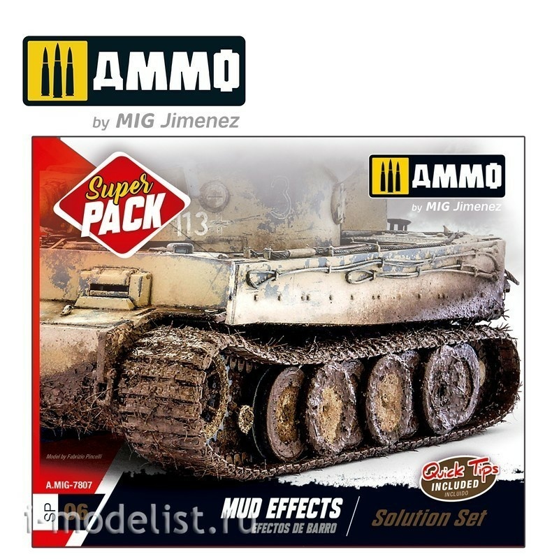 AMIG7807 Ammo Mig SUPER PACK MUD EFFECTS