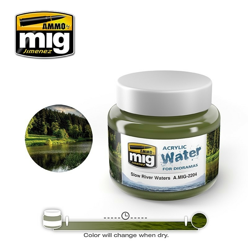 AMIG2204 Ammo Mig Slow River Waters