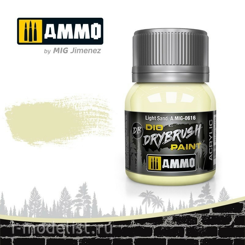 AMIG0616 Ammo Mig acrylic paint DRYBRUSH light sand