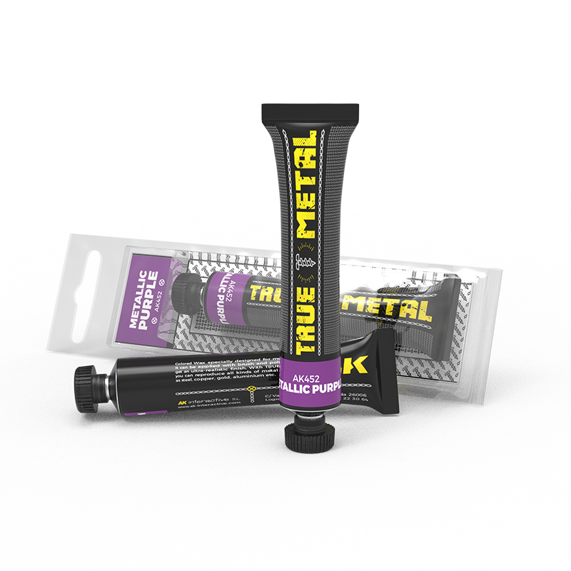AK452 AK Interactive TRUE METAL METALIC PURPLE (real metal, metallic Magenta)