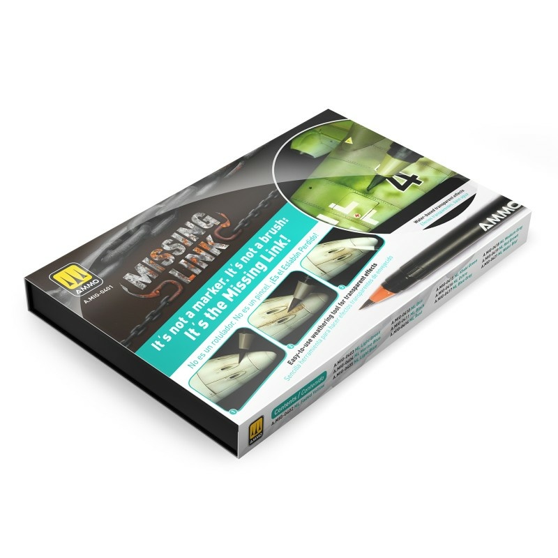 AMIG0401 Ammo Mig Набор акварельных маркеров-кистей «Nottoстающее звено» для авиации / Missing Link Aircraft Set