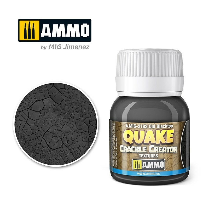 AMIG2183 Ammo Mig Создатель текстур QUAKE CRACKLE CREATOR Старое асфальтобетонное покрытие / Old Blacktop
