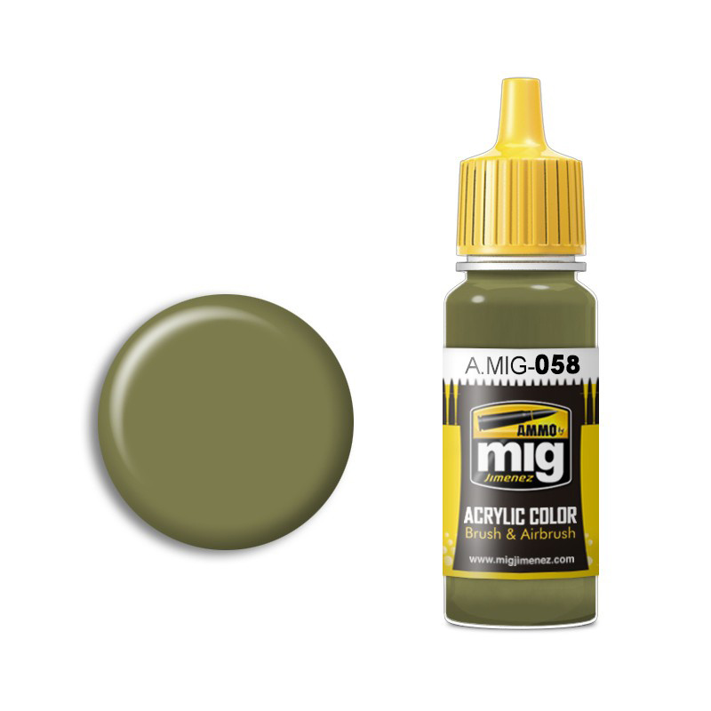 AMIG0058 Ammo Mig LIGHT GREEN KHAKI (light green khaki)