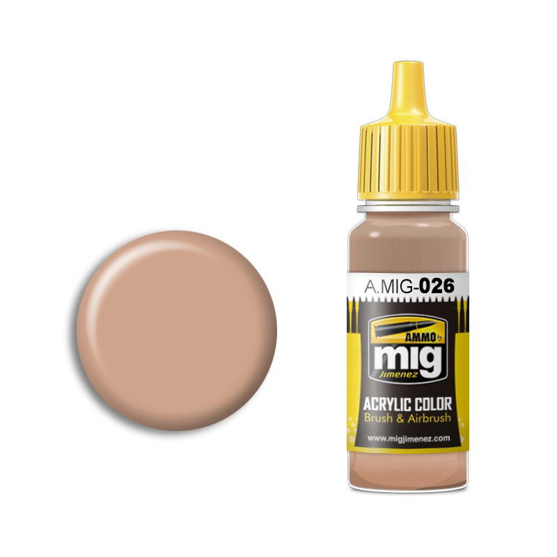 AMIG0026 Ammo Mig acrylic Paint RAL 8031 F9 SAND BROWN