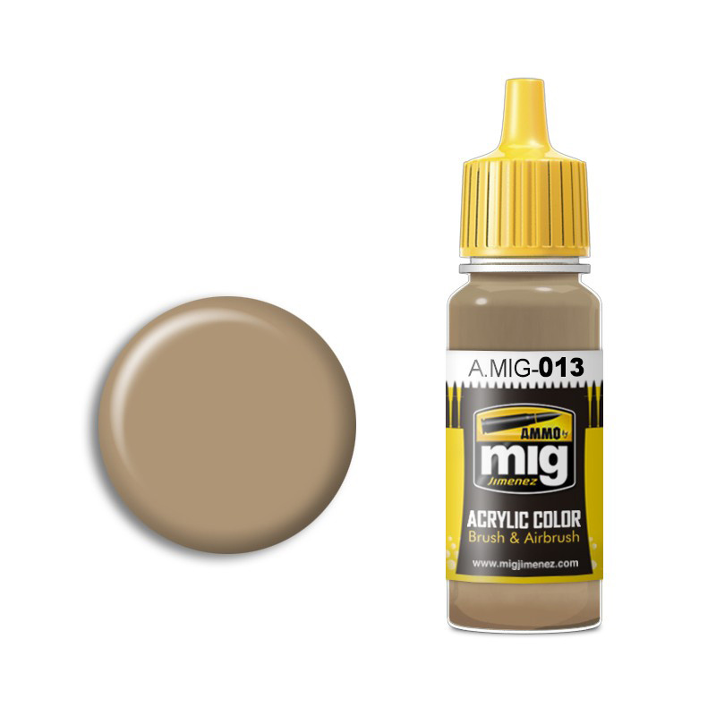 AMIG0013 Ammo Mig Paint acrylic RAL 8000 GELBBRAUN