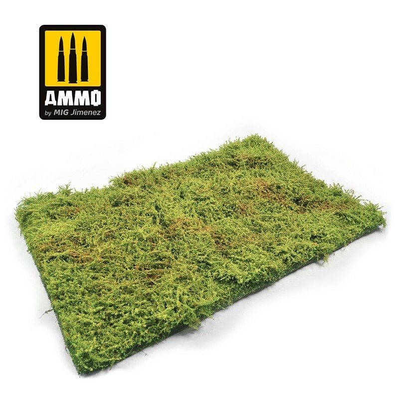 AMIG8362 Ammo Mig Imitation of soil with vegetation - Spring / Wilderness Fields with Bushes - Spring