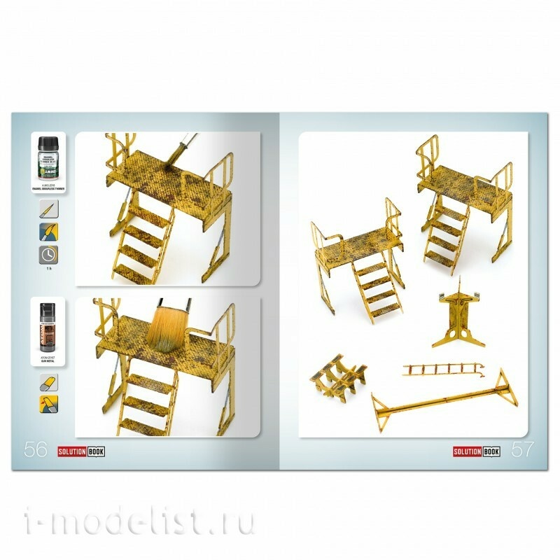 AMIG6533 Ammo Mig Книга SOLUTION BOOK 28 - Как окрашивать галактические звезtoлеты повстанцев (многоязычная) / How to Paint Rebel Galactic Zvezdaships (Multilingual Book)