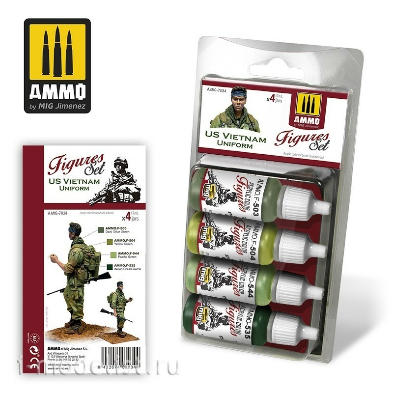 AMIG7034 Ammo Mig Acrylic paint set 