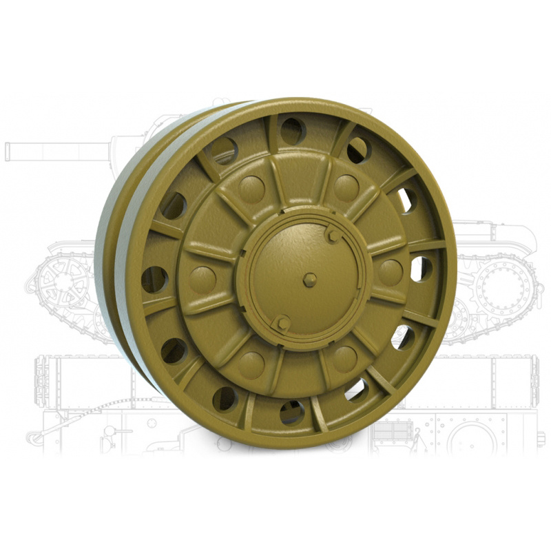 35222 Miniarm 1/35 KV-1, KV-1E, KV-6 Support roller reinforced with stiffeners (Obr. 41 g)