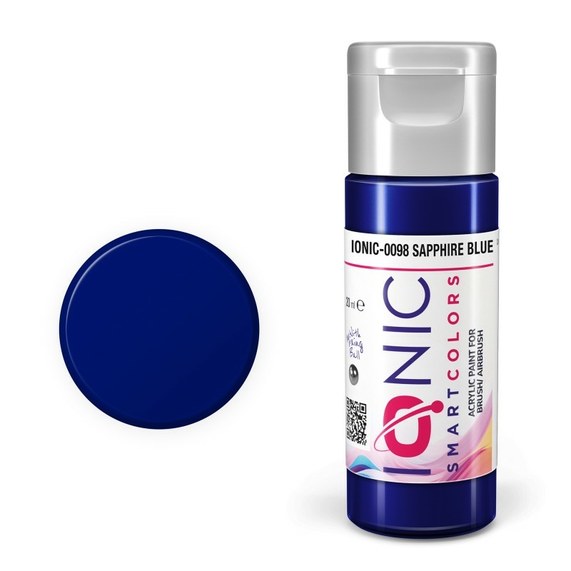 IONIC-0098 Ammo Mig Акриловая краска IONIC Сапфирово-голубой / Sapphire Blue