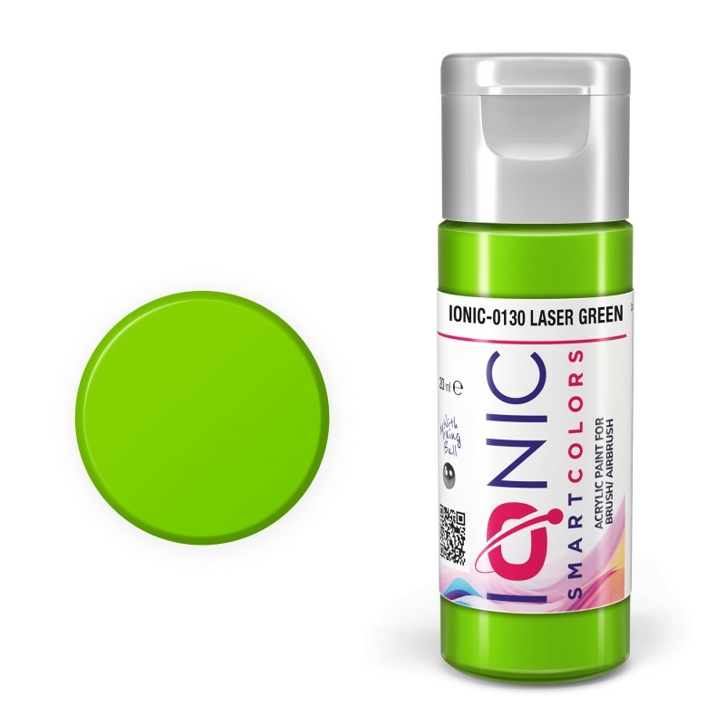 IONIC-0130 Ammo Mig Акриловая краска IONIC Зелёный лазер / Laser Green