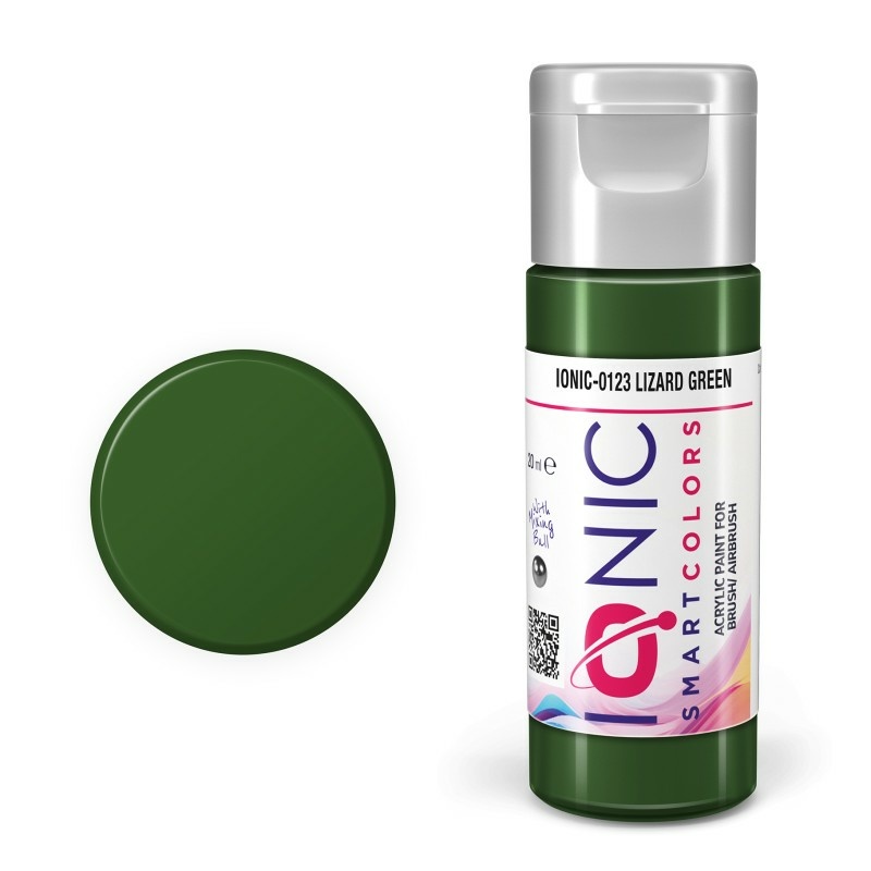 IONIC-0123 Ammo Mig Акриловая краска IONIC Зелёная ящерица / Lizard Green