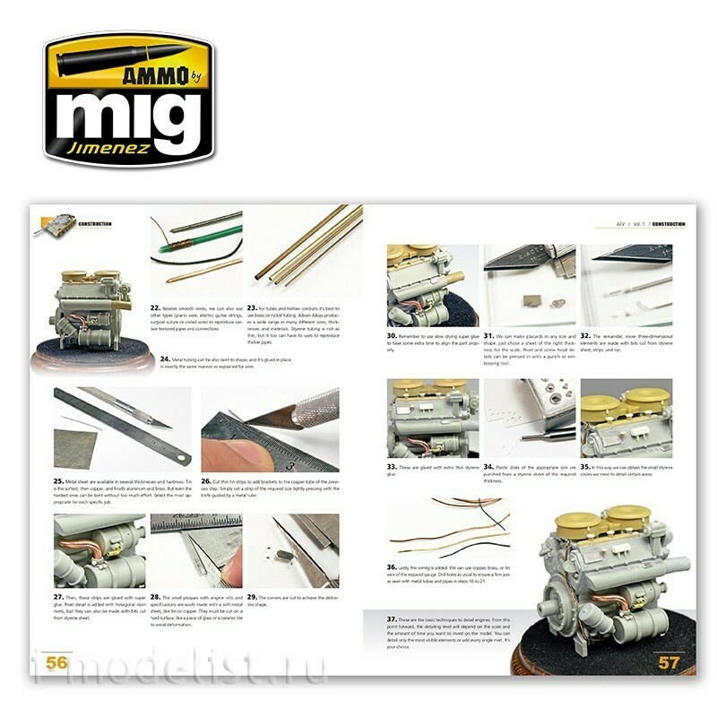 AMIG6150 Ammo Mig ENCYCLOPEDIA OF ARMOUR MODELLING TECHNIQUES - Vol. 1 Construction (English)