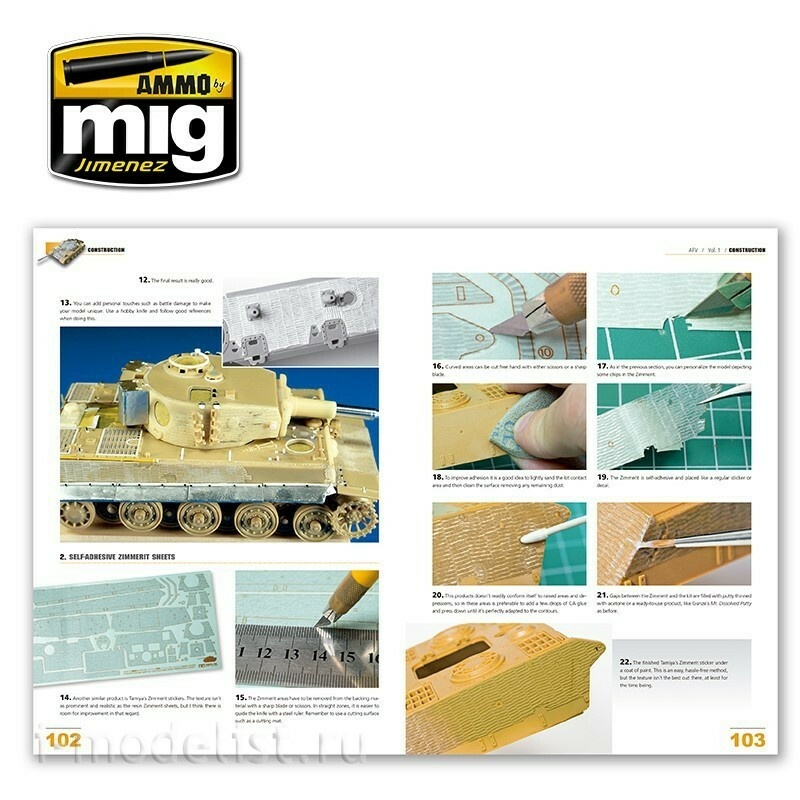 AMIG6150 Ammo Mig ENCYCLOPEDIA OF ARMOUR MODELLING TECHNIQUES - Vol. 1 Construction (English)