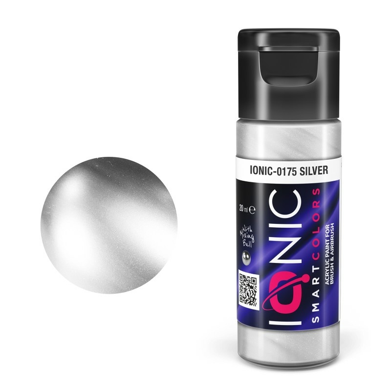 IONIC-0175 Ammo Mig Акриловая краска IONIC Серебро / Silver