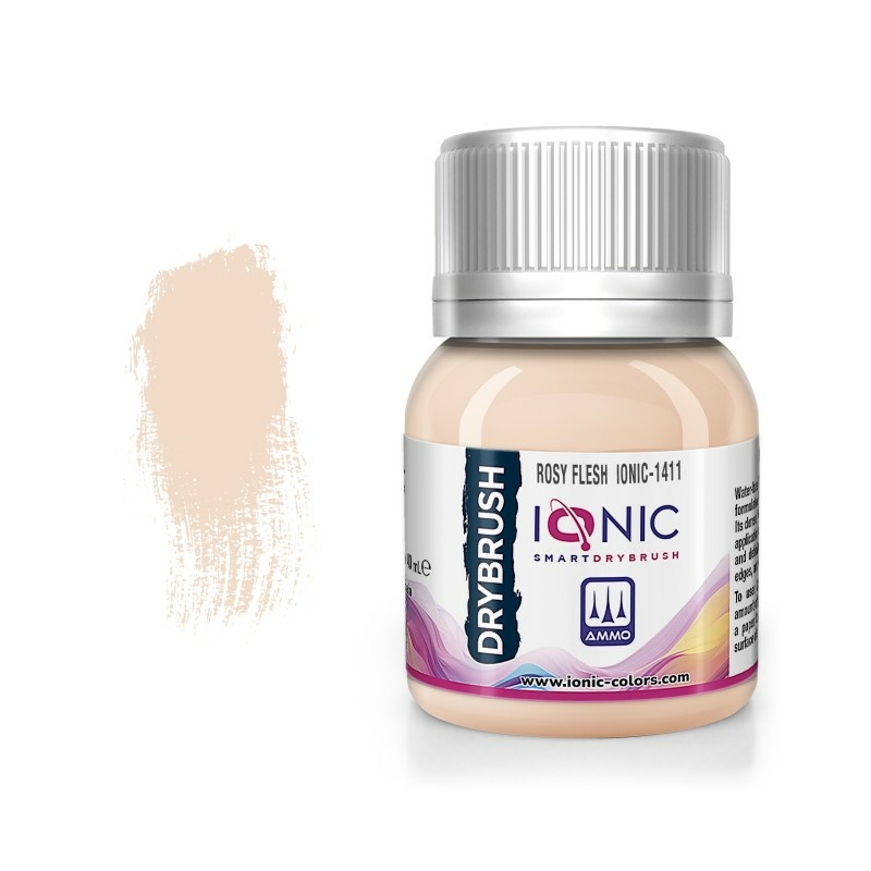 IONIC-1411 Ammo Mig Краска IONIC DRYBRUSH Розовая плfromь / Rosy Flesh