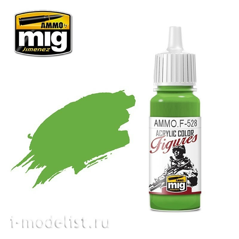 AMMOF528 Ammo Mig Acrylic paint PURE GREEN