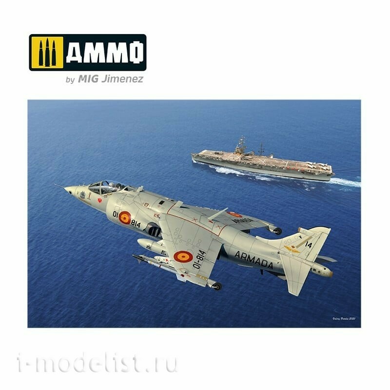 AMIG8505 Ammo Mig 1/48 Британский истребитель Harrier AV-8S Matador - Испанская, американская, британская версии