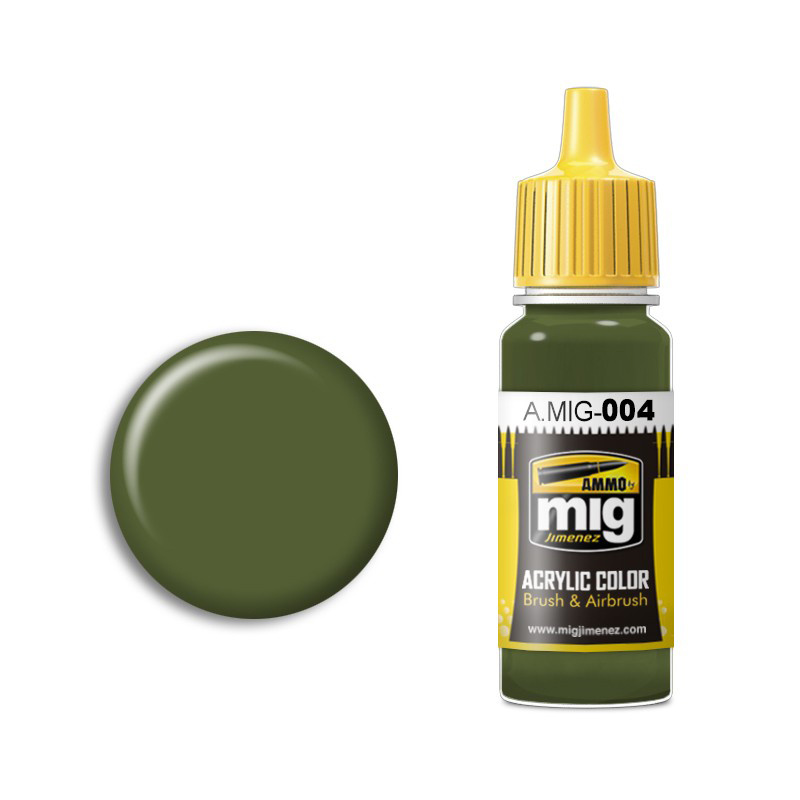 AMIG0004 Ammo Mig RAL 6011 B RESEDAGRUN (Yellow-green option 2)