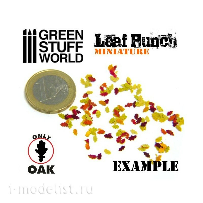 1354 Green Stuff World Leaf Making Tool, orange / Miniature Leaf Punch ORANGE