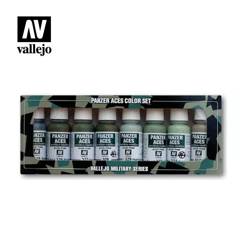 70127 Vallejo acrylic Paint `Panzer Aces ' Set №4 Russian, Italian & Japanese Tank Crew Uniform
