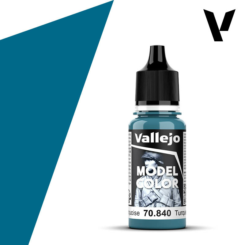 70840 Vallejo acrylic Paint `Model Color` Light turquoise/Light Turquoise