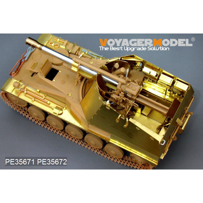 PE35672 Voyager Model 1/35 Photo Etching for 105 mm Howitzer on the chassis PZ-II Sd.Kfz.124 Wespe