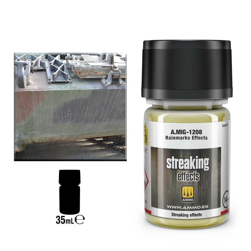 AMIG1208 Ammo Mig STREAKING Rainmarks Effects