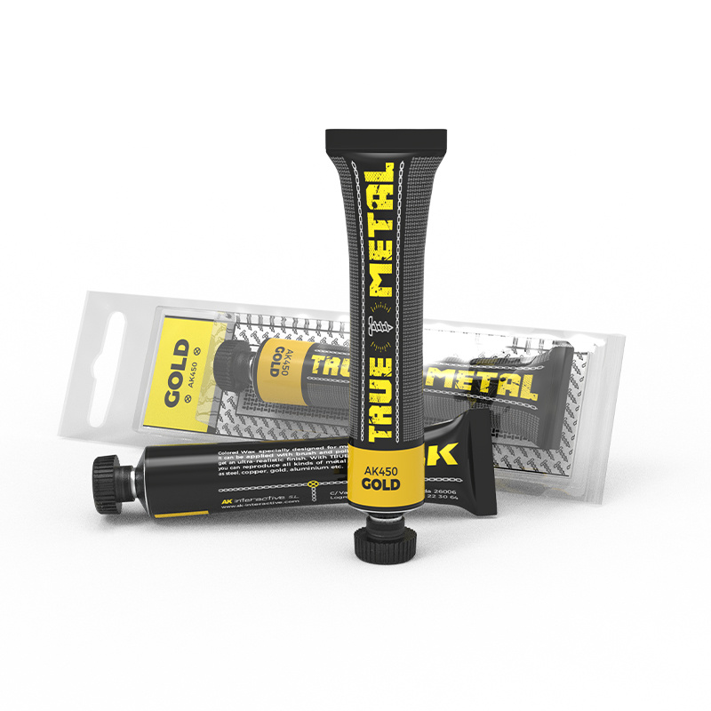 AK450 AK Interactive Wax paint TRUE METAL GOLD (