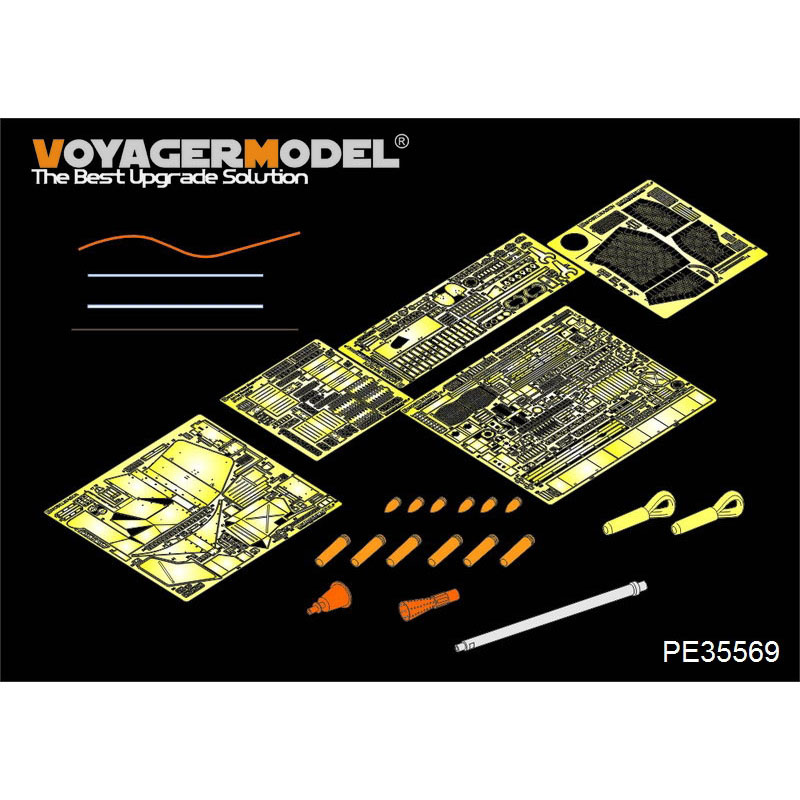 PE35569 Voyager Model 1/35 Photo etching for German Sd.Kfz.161/3 37 mm anti-aircraft machine gun Auf Fgst.Pz.Kpfw.IV(Sf) 