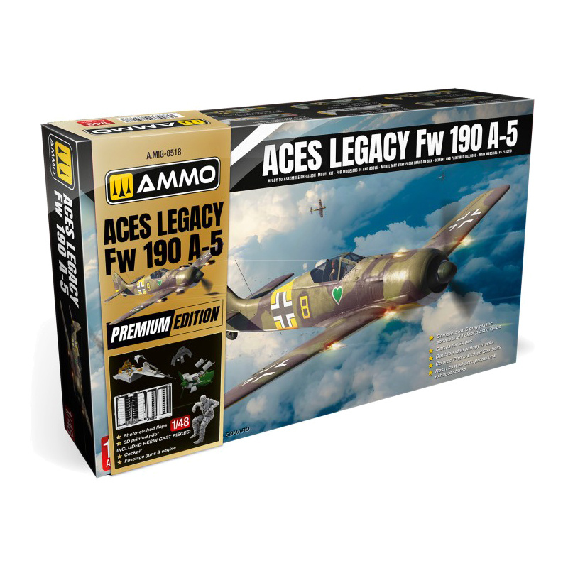 AMIG8518 Ammo Mig 1/48 Notмецкий истребитель Focke Wulf 190 A-5 