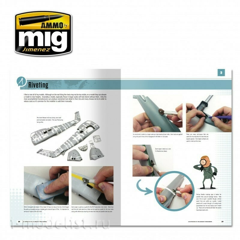 AMIG6031 Ammo Mig Книга Modelling school: Авиация / Aviación (испанский язык)
