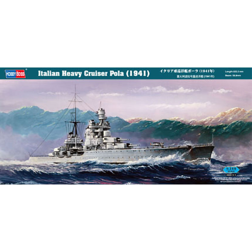 86502 HobbyBoss 1/350 Italian Heavy Cruiser Pola (1941)