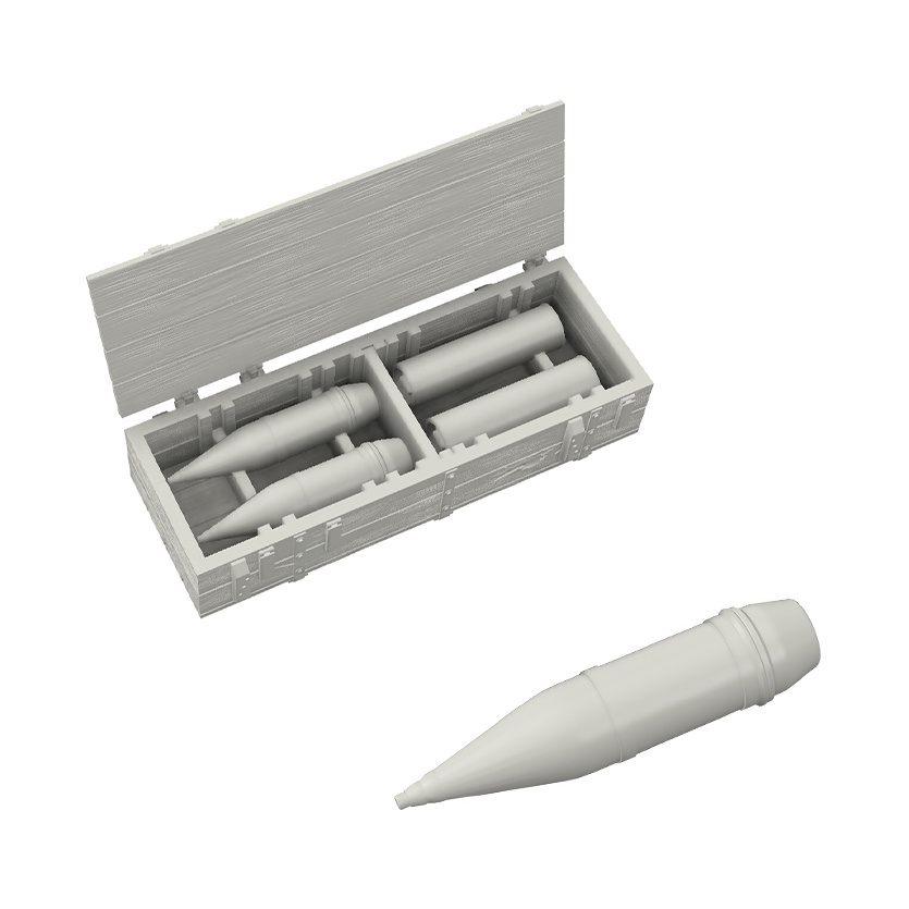 im35145 GE Models 1/35 Снаряды 122 мм 3ОФ56 (2 ящика, 4 снаряда + декаль)