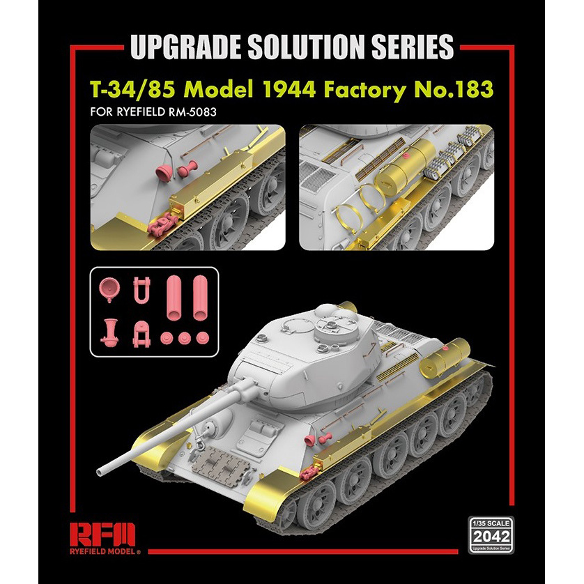 RM-2042 Rye Field Models 1/35 Upgrade Kit for T-34/85 Model 1944 Factory No. 183