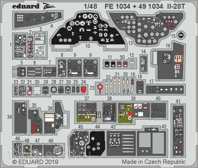 FE1034 Eduard photo Etching for 