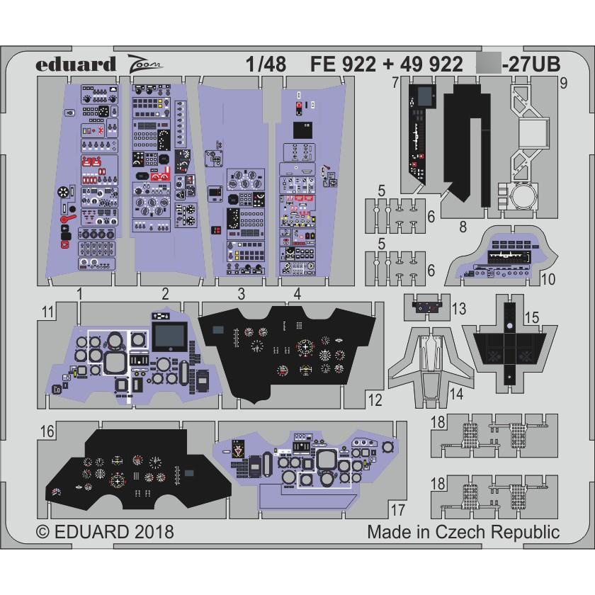 FE922 Eduard 1/48 Photo etching for the С-27UB model