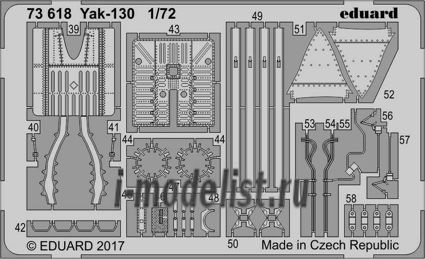 73618 Eduard 1/72 photo etched parts for the Yak-130