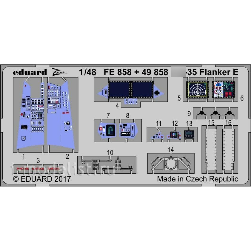 49858 Eduard photo Etching for 