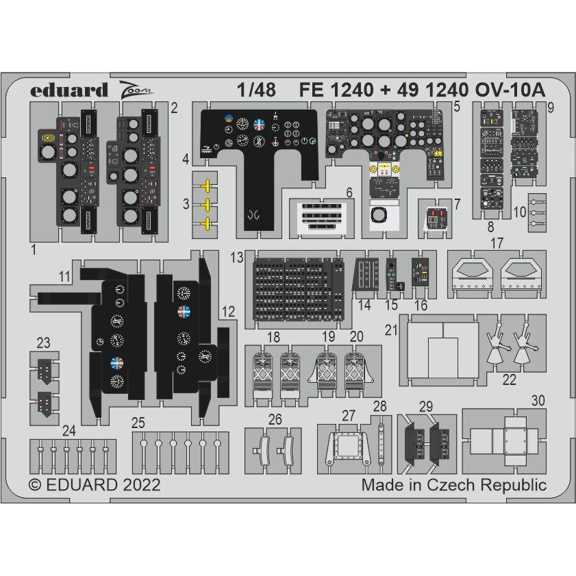 FE1240 Eduard 1/48 Photo Etching for OV-10A