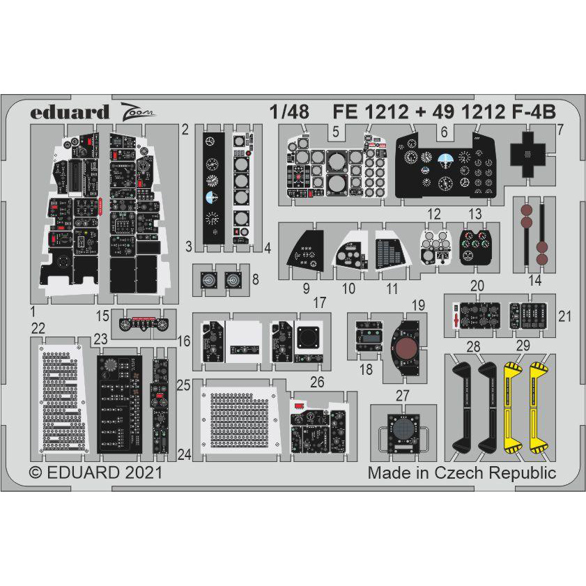 491212 Eduard 1/48 Photo Etching Kit for SBD-5 Flaps