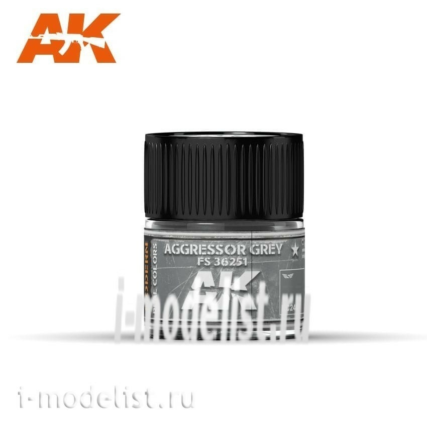 RC248 AK Interactive acrylic Paint Aggressor Grey FS 36251 10ml