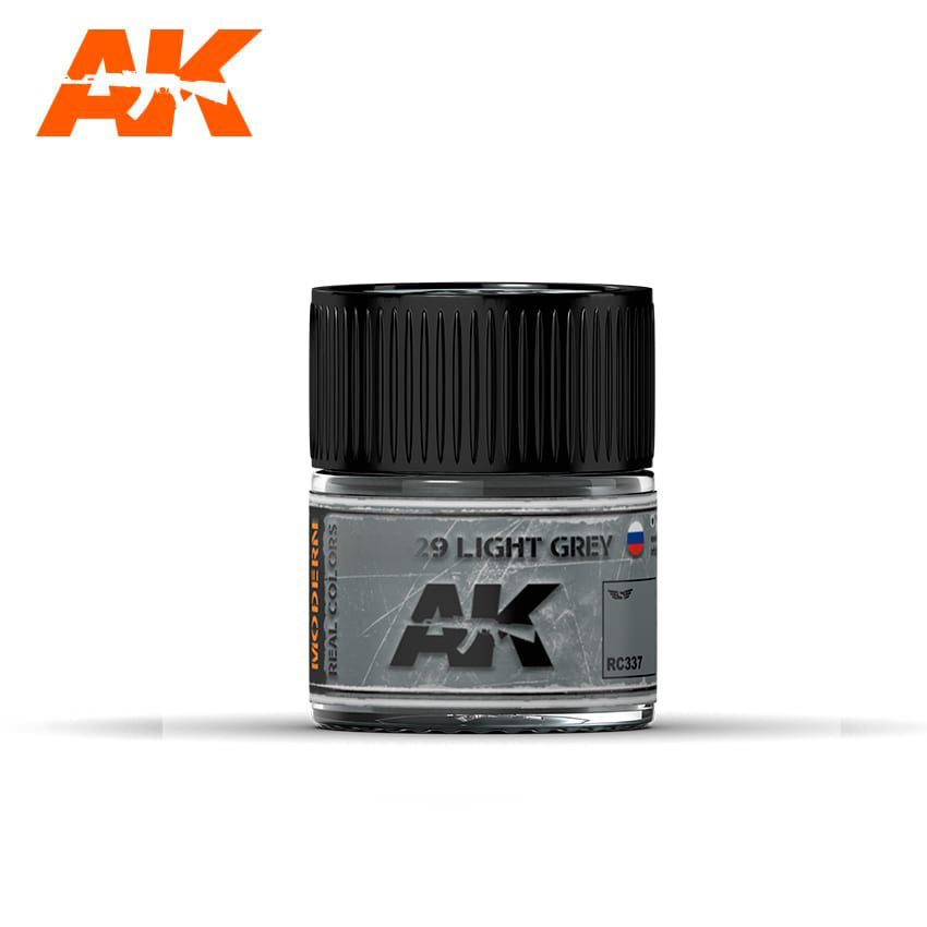 RC337 AK Interactive acrylic Paint MiGG-29 Light Grey 10ml