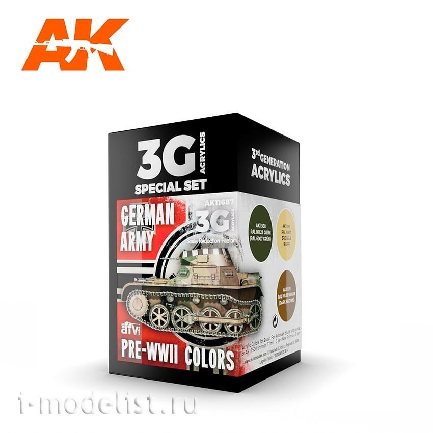 AK11687 AK Interactive Set of acrylic paints 